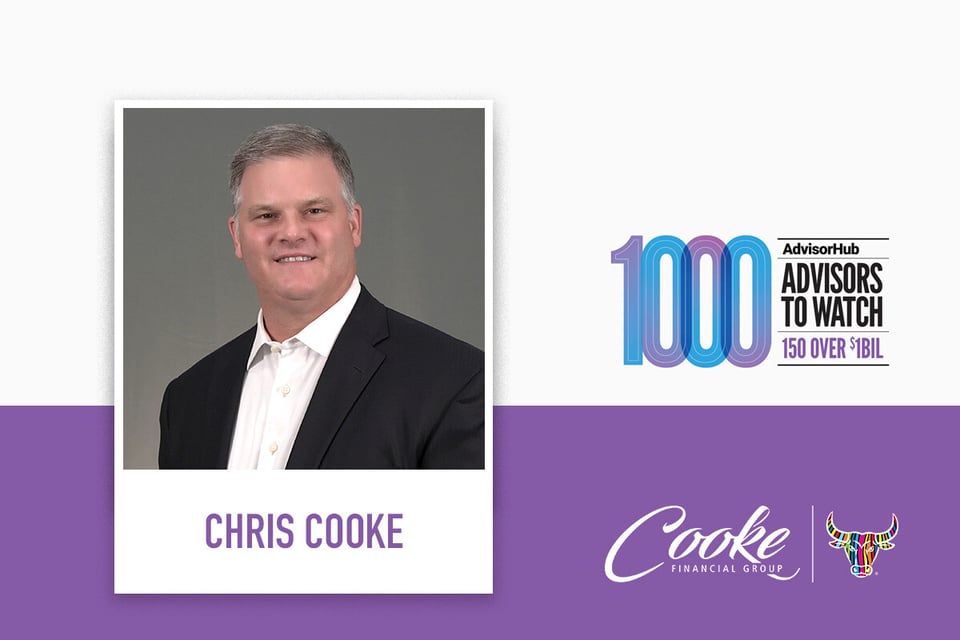 Chris Cooke Makes 2024 Top 150 Advisors to Watch (Over $1B) list by AdvisorHub